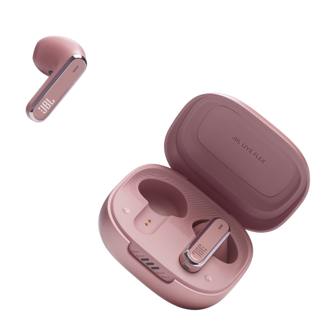 JBL Live Flex - Rose - True wireless Noise Cancelling earbuds - Detailshot 5 image number null